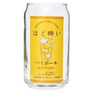 ガラスコップ 缶型グラス ほど酔いハイボール サンアート