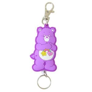 ケアベア キーリング ラバーリールキーホルダー Best Friend Bear CareBears エスケイジャパン