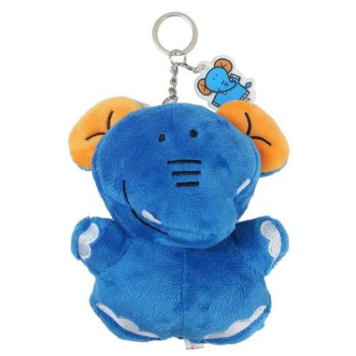 たべっ子どうぶつ キャラクター マスコット ぬいぐるみKR キーホルダー ぞう アクリルパーツ ギン...