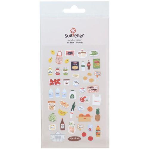 スワテリエ シールシート ステッカー マーケット market デコシール デコレーション プレゼン...