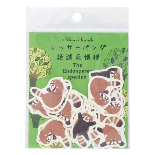 フレークシール Shinzi Katoh シンジ カトウ バナナペーパーフレークシール 絶滅危惧種 ...