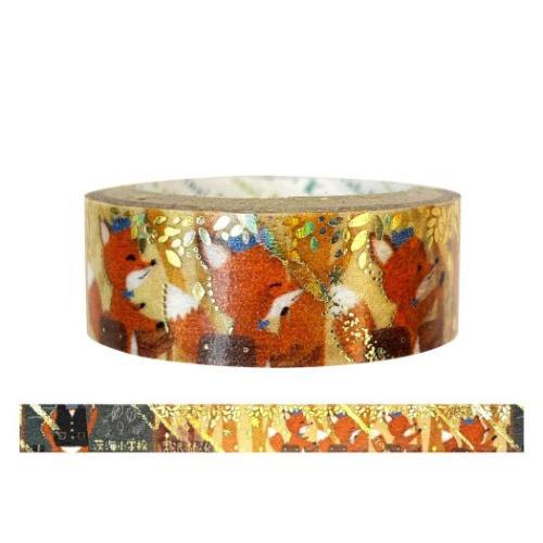 マスキングテープ 宮沢賢治幻燈館 きらぴかマスキングテープ 茨海小学校 シール堂印刷