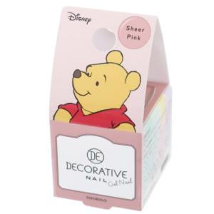くまのプーさん デコラティブジェルネイル マニキュア シアーピンク ディズニー