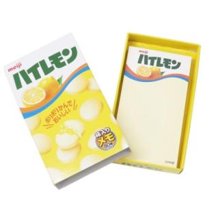 メモ帳 ハイレモン 箱入りスライドメモ お菓子パッケージ funbox