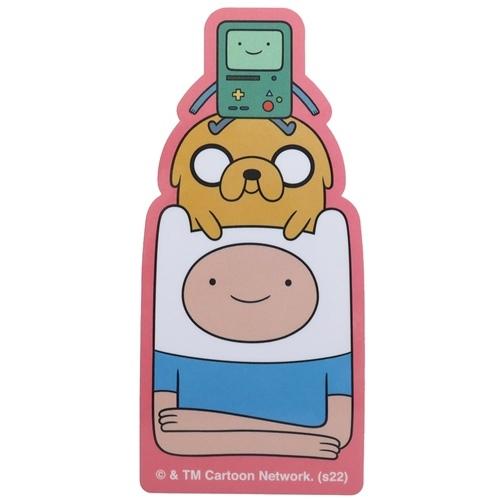 アドベンチャータイム ビッグシール ダイカットビニールステッカー フェイス スモールプラネット プレ...