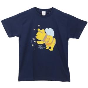 くまのプーさん グッズ Tシャツ キャラクター T-SHIRTS みつばち Lサイズ XLサイズ｜cinemacollection