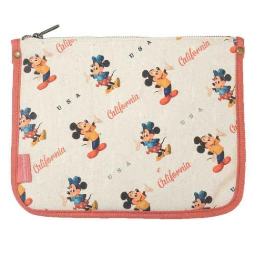 コスメポーチ ミッキーマウス＆ミニーマウス ポーチ ディズニー American Paradise ...