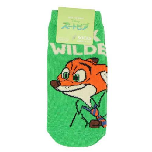 ズートピア ジュニアソックス ディズニー 小学生用靴下 キャラクター ニックワイルド 走る GR