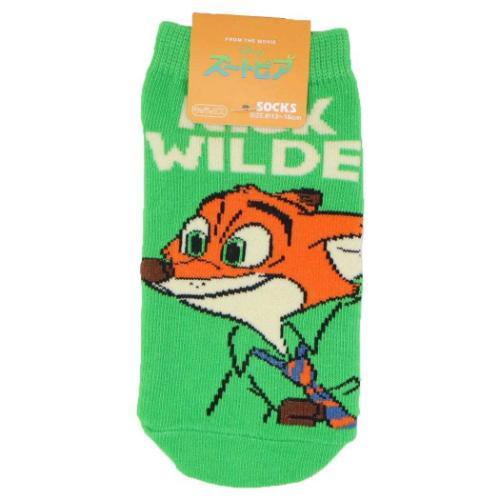 ズートピア グッズ 子供用靴下 キャラクター キッズソックス ニックワイルド 走る GR
