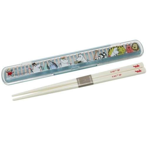 ムーミン 北欧 グッズ おはしセット お箸 ＆ プラ製 はしケース サーカス スモールプラネット【セ...