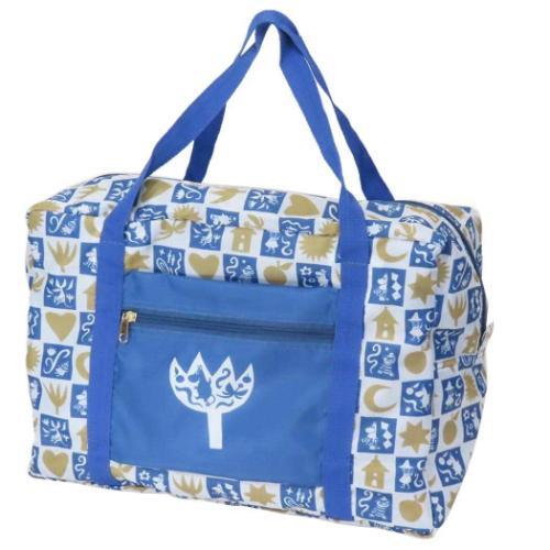 ムーミン 折りたたみボストンバッグ ボストンバッグ MOOMIN 80th スクエア BL ブルー ...