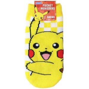 ポケットモンスター 子供用靴下 キッズソックス ピカチュウ チェック ポケモン スモールプラネット