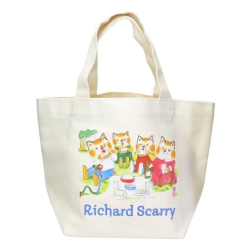 ランチバッグ リチャードスキャリー マチ付きコットンBIGバッグ ピクニック お弁当かばん