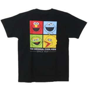 セサミストリート Tシャツ T-SHIRTS カラフル Lサイズ スモールプラネット｜cinemacollection