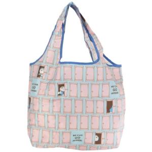 ドラえもん エコバッグ くるくる ショッピングバッグ どこでもドア 藤子F不二雄 スモールプラネット