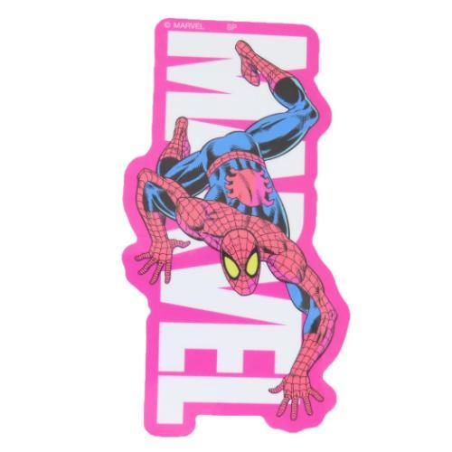 スパイダーマン キャラクター ダイカットシール キャラクターステッカー 這う MARVEL