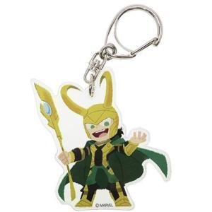 MARVEL GuRiHiru マイティーソー ロキ マーベル アメコミ キーリング キャラクター グッズ スモールプラネット バッグチャーム アクリ｜cinemacollection