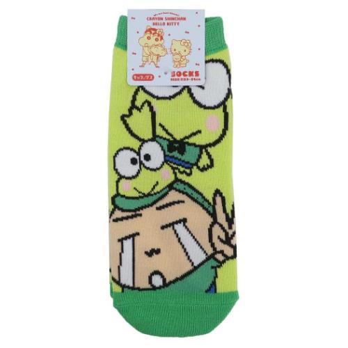 クレヨンしんちゃんxサンリオ キャラクター 女性用靴下 キャラックス レディースソックス マサオくん...