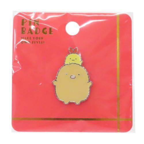 すみっコぐらし ピンバッジ PINS ピンズ とんかつとえびふらいのしっぽ サンエックス スモールプ...