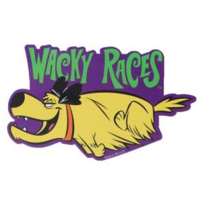 ダイカットシール Wacky Races キャラクターステッカー ケンケン/ラン/PU かわいい