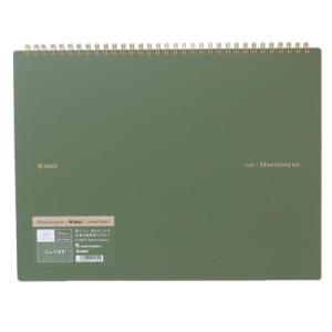 A4W notebook Mnemosyne x kleid リングノート 新日本カレンダー Olive Drab｜cinemacollection