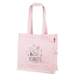 スヌーピー トートバッグ IP．ミディアムBOX．PEANUTS−8C BOX型トート Sakura ピーナッツ ルートート｜cinemacollection