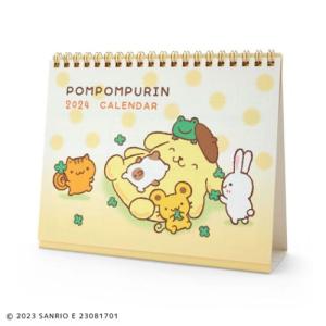 ポムポムプリン サンリオ キャラクター 2024Calendar PNリングカレンダー24 卓上カレンダー2024年｜cinemacollection