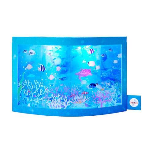 グリーティングカード シヨチユウJSP 66-4 立体ライト＆メロディーカード サマー ライト＆メロ...