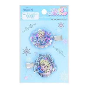 アナ雪　ピン ヘヤピン□アナと雪の女王 クランプヘアピン エルサ/アナ(2個