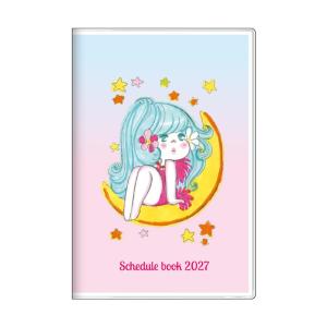 水森亜土 2027年月間ダイアリー B6マンスリー手帳2027 ピンク