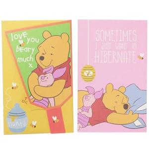 くまのプーさん お年玉 ポチ袋 2枚 セット ダイカット型