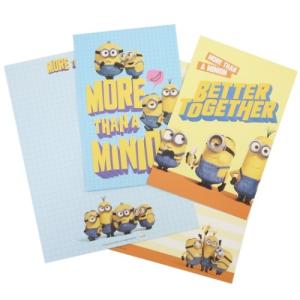 ミニオンズフィーバー レターセット 手紙セット T-3D ユニバーサル映画 サンスター文具 便箋＆封筒