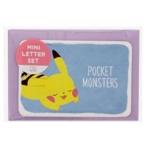 ポケモン 手紙セット ミニ レターセット POKE DAYS ピカチュウ ブルー ポケットモンスター サンスター文具