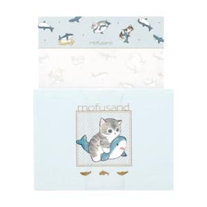 モフサンド ミニレターセット mofusand 手渡し手紙セット キャラクター サメにゃん