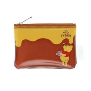 くまのプーさん ミニポーチ ミニクリアポーチ Winnie the Pooh 10 ブラウン ディズニー サンスター文具