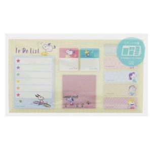 付箋 スヌーピー スタンド ふせん ピーナッツ クリーム 新学期準備文具 事務用品 学生 大人