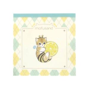 モフサンド メモ帳 スクエアメモ ハチにゃん 新入学 mofusand サンスター文具