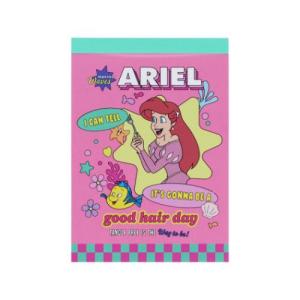 ディズニープリンセス リトルマーメイド キャラクター メモ帳 メモミニ