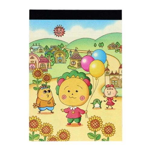 メモ帳 コジコジ メモミニ ひまわりと風船 さくらももこ サンスター文具