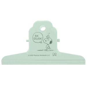 スヌーピー キャラクター クリップ BOOK クリップ ブルー