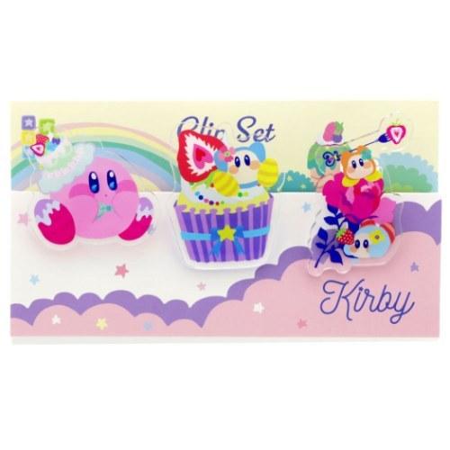 星のカービィ グッズ キャラクター アクリルクリップ 3個セット ホラグチカヨ プレゼント 男の子 ...