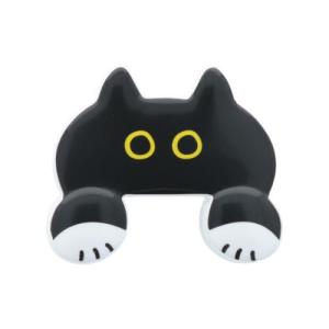 ダイカットクリップ JITTOME 猫 クリップ ねこ サンスター文具 クロ｜cinemacollection