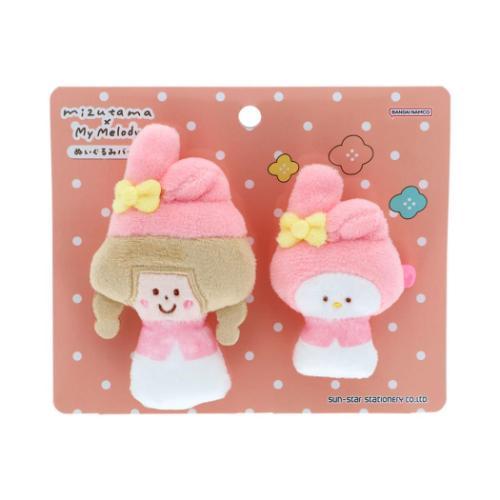 ぬいぐるみバッジ mizutamaxサンリオキャラクターズ バッジ サンリオ サンスター文具 マイメ...