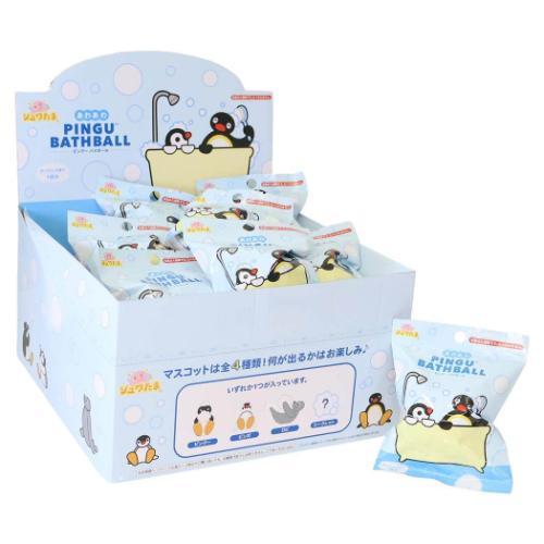 ピングー 入浴剤 あわあわバスボール 全4種 24個入りセット BOX Pingu サンタン