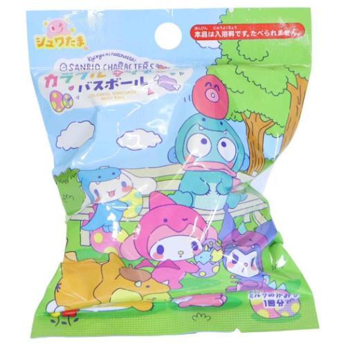 サンリオキャラクターズ 入浴剤 カラフルダイナソーバスボール 全5種の内どれか1個 単品 Sanri...