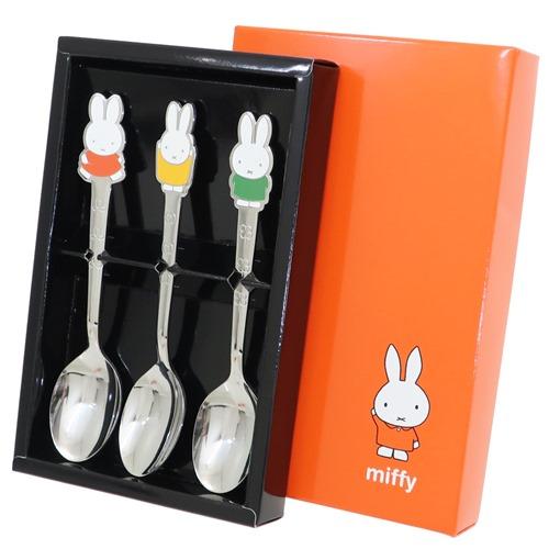ミッフィー ディックブルーナ 絵本キャラクター カトラリーセット おともだちスプーン3本セット プレ...