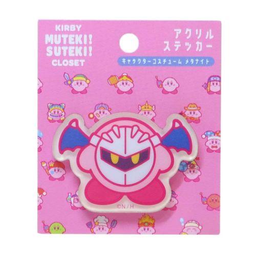 星のカービィ キャラクター ダイカットシール MUTEKI！SUTEKI！CLOSETアクリルステッ...
