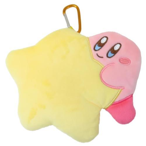 星のカービィ ミニポーチ ダイカットフラットポーチ ワープスター ティーズファクトリー