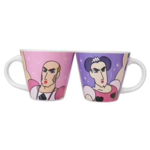 クレヨンしんちゃん ペアマグカップ ギフト食器 マカオとジョマ