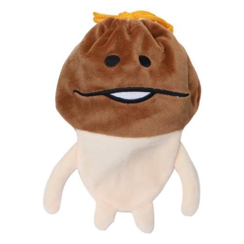巾着袋 おさわり探偵なめこ栽培キット ぬいぐるみ巾着 なめこ ティーズファクトリー